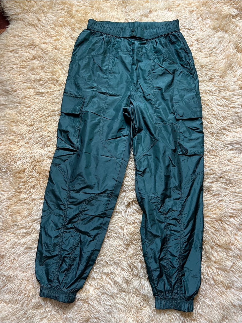 Fabletics Emerald Green Windbreaker Track Pants